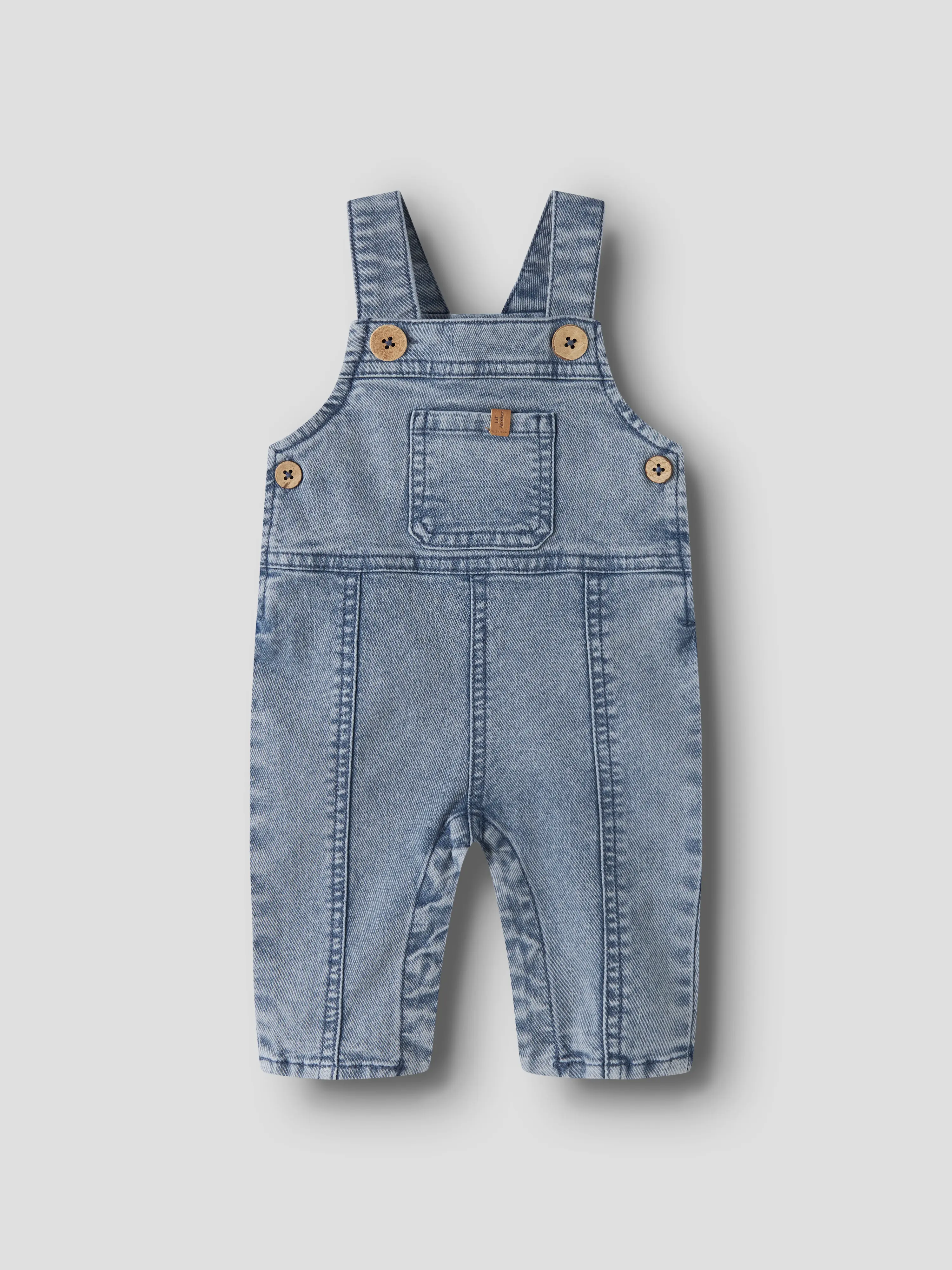 NBMDEVAS BAGGY DNM OVERALL 6005-ES LIL Medium Blue Denim - 2