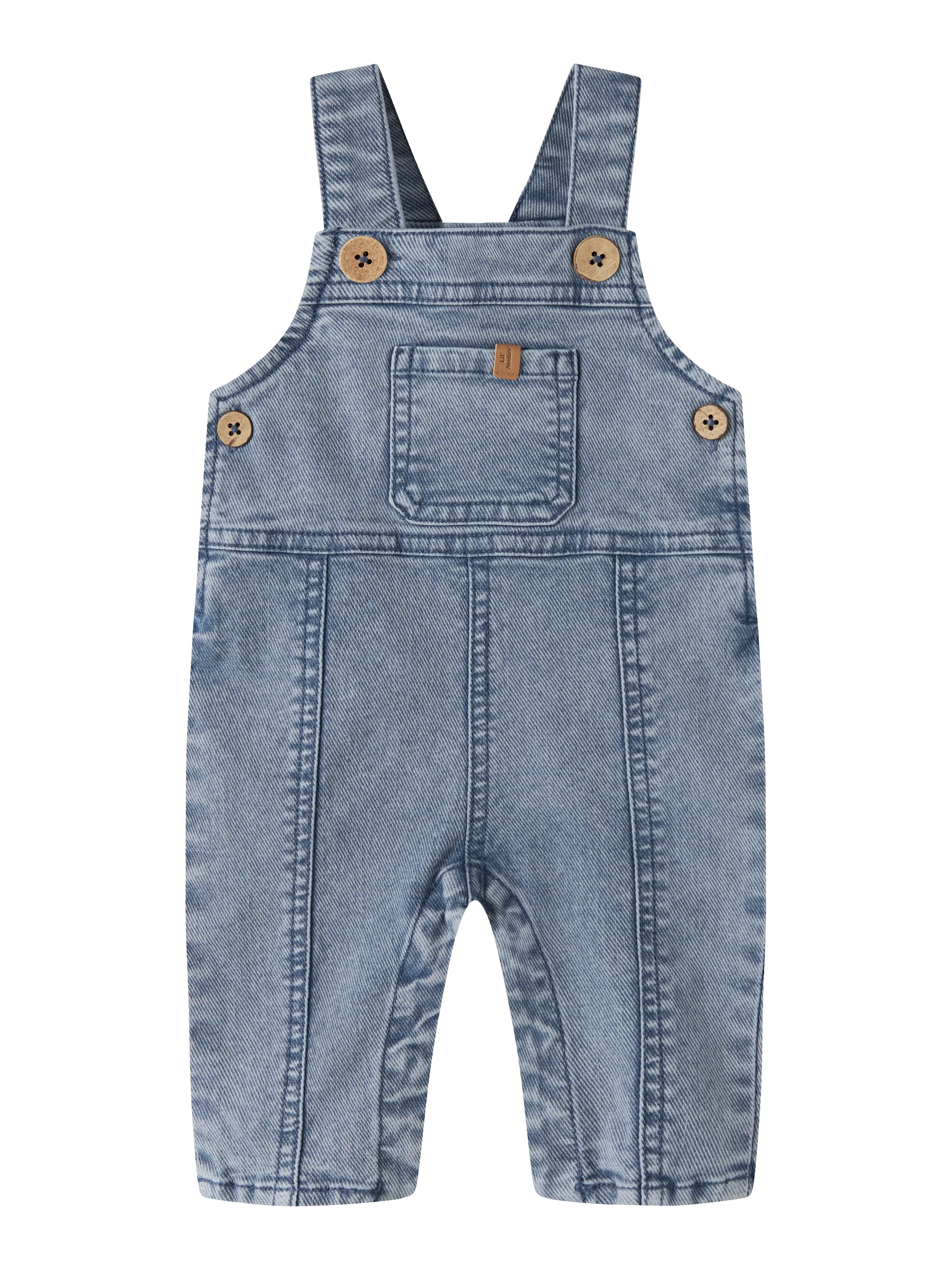 NBMDEVAS BAGGY DNM OVERALL 6005-ES LIL Medium Blue Denim