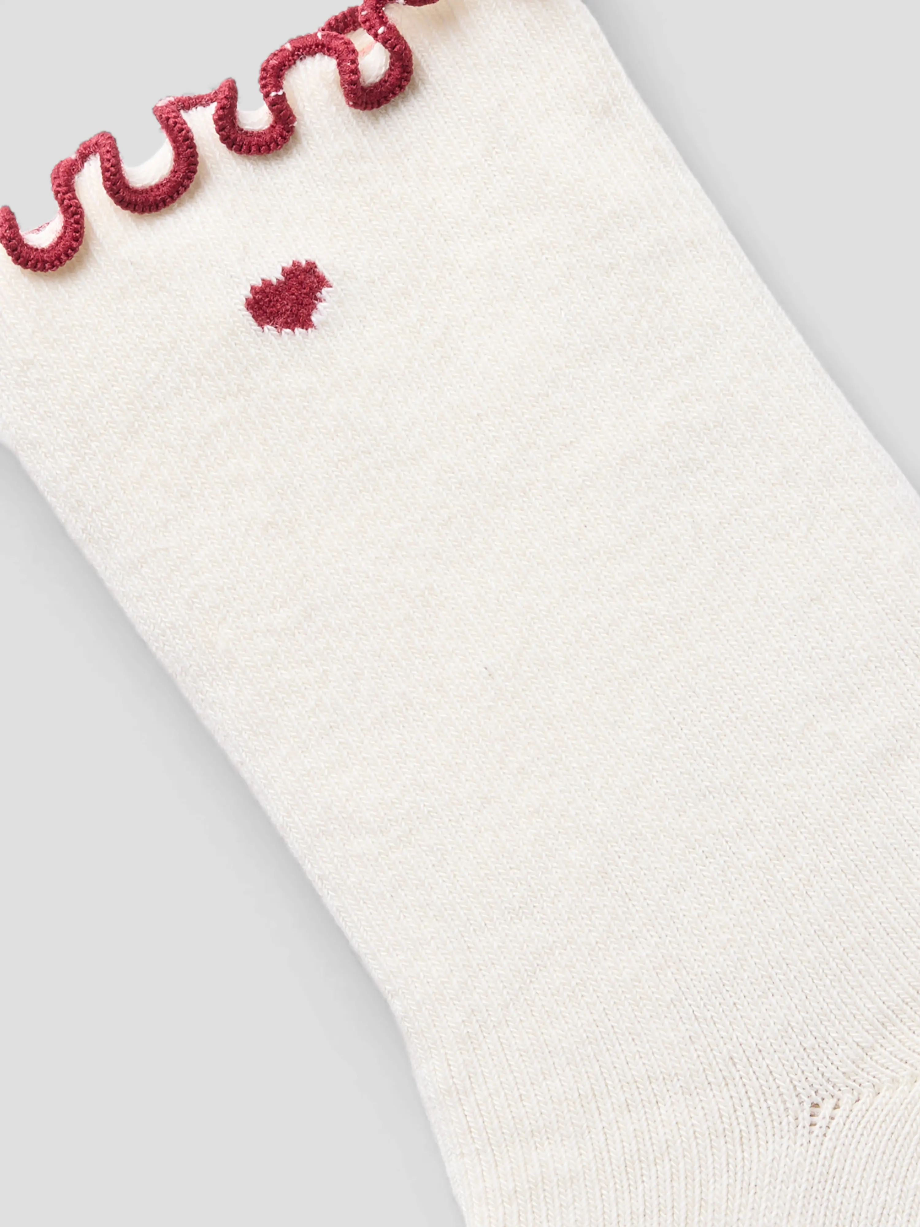 NMFFIDUCIA SOCK LIL Turtledove BIKING RED HEART - 3