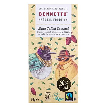 Chokladkaka 60%, Salt Karamell - Bennetto