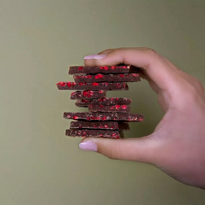 Chokladkaka 60%, Hallonkrisp - Bennetto - 2