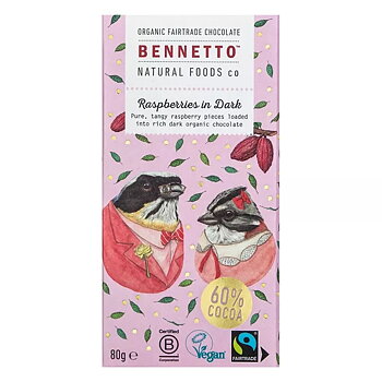 Chokladkaka 60%, Hallonkrisp - Bennetto