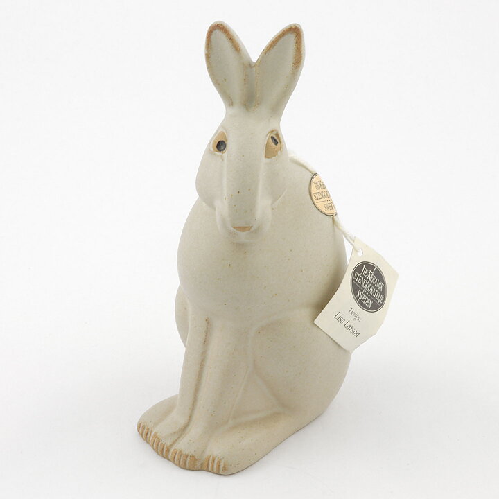 リサラーソン 野ウサギ Fjallhare  WWF Jie セラミックファクトリー 1990年  16cm〈箱付き〉