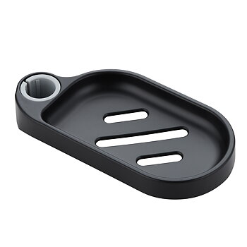 Clip on Soap Dish  - Black 