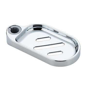 Clip on Soap Dish  - Chrome
