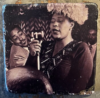 Glasunderlägg - Ella Fitzgerald  – The firstLlady of Song