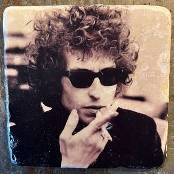 Glasunderlägg - Bob Dylan 