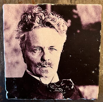 Glasunderlägg - August Strindberg  