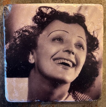 Glasunderlägg -  Édith Piaf