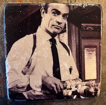 Glasunderlägg -  Sean Connery  – Smirnoff