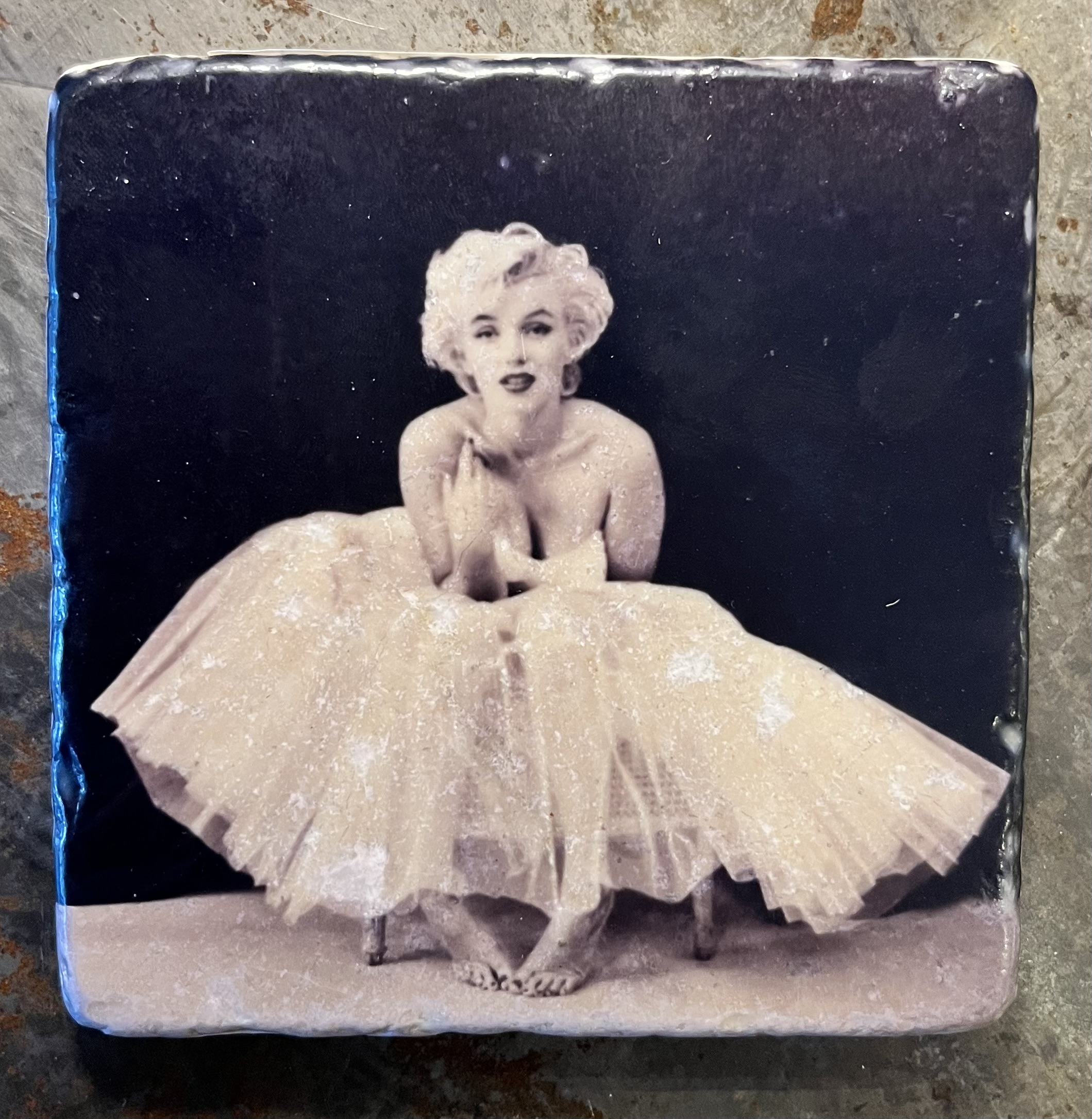 Glasunderlägg -  Marilyn Monroe - Ballerina