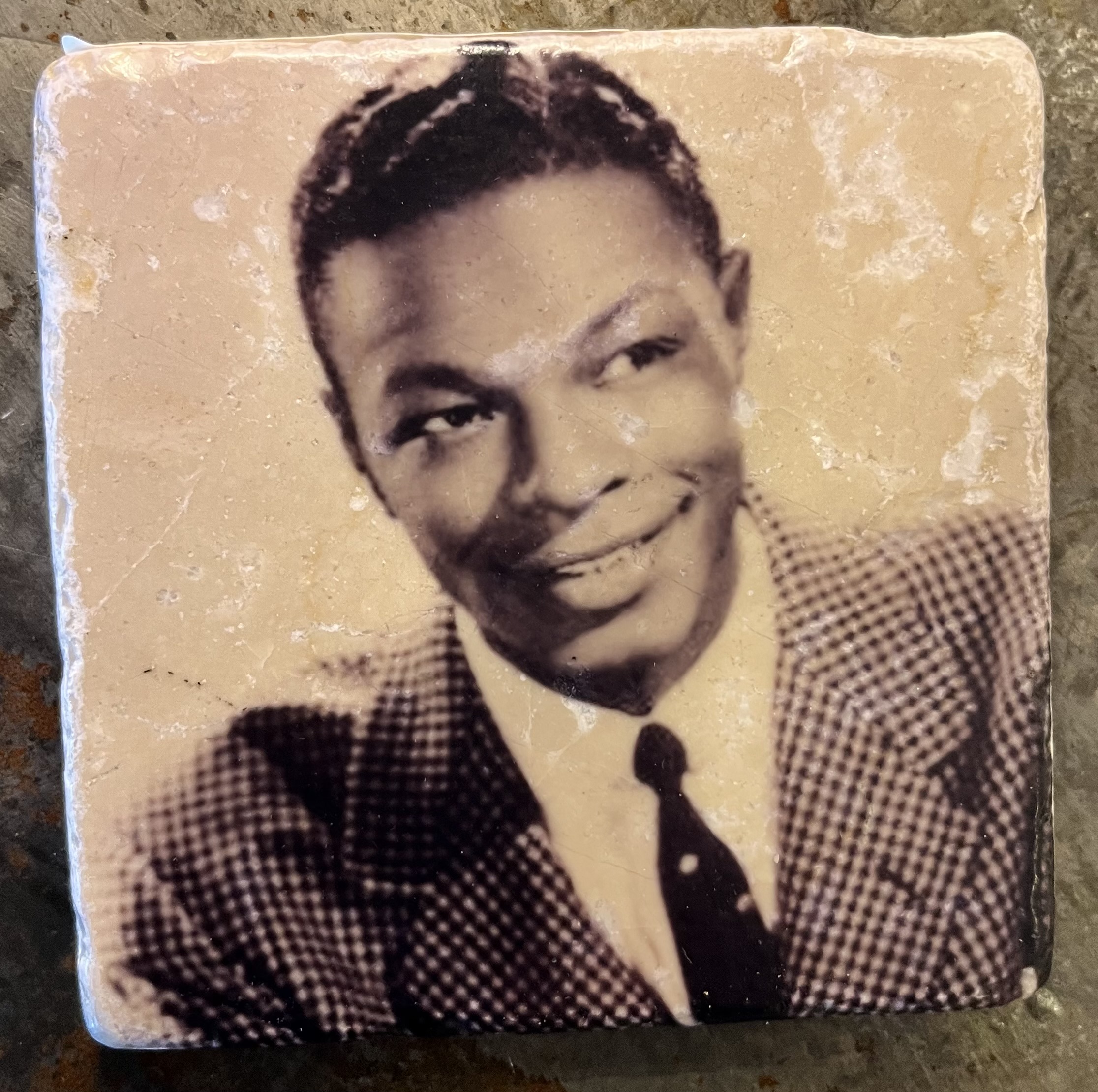 Glasunderlägg -  Nat King Cole  – Nature Boy