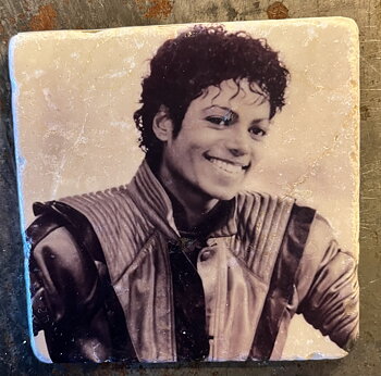 Glasunderlägg -  Michael Jackson - Thriller