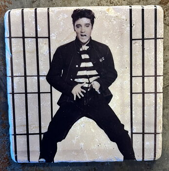 Glasunderlägg -  Elvis Presley – Jailhouse Rock 