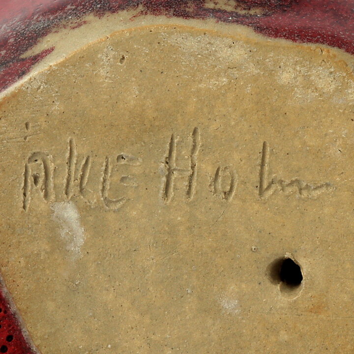オーケ・ホルム  赤い顔  彫刻  9cm  1960年代