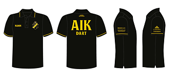 AIK Dart matchtröja 2026 sublimerad design