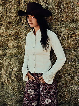 Wrangler WOMEN'S WESTERN BELL SHIRT