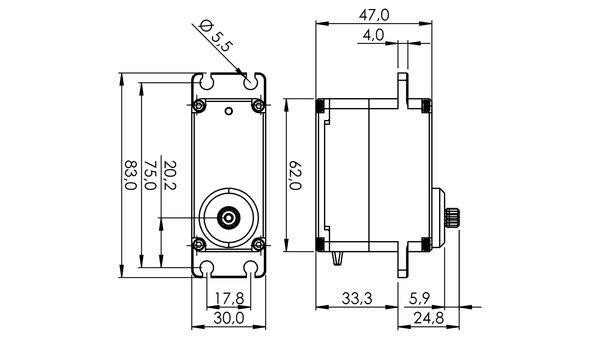 Hitec Servo MDB1200WP - 2