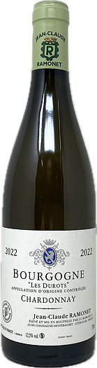 2022 BOURGOGNE CHARDONNAY LES DUROTS RAMONET, 75 cl