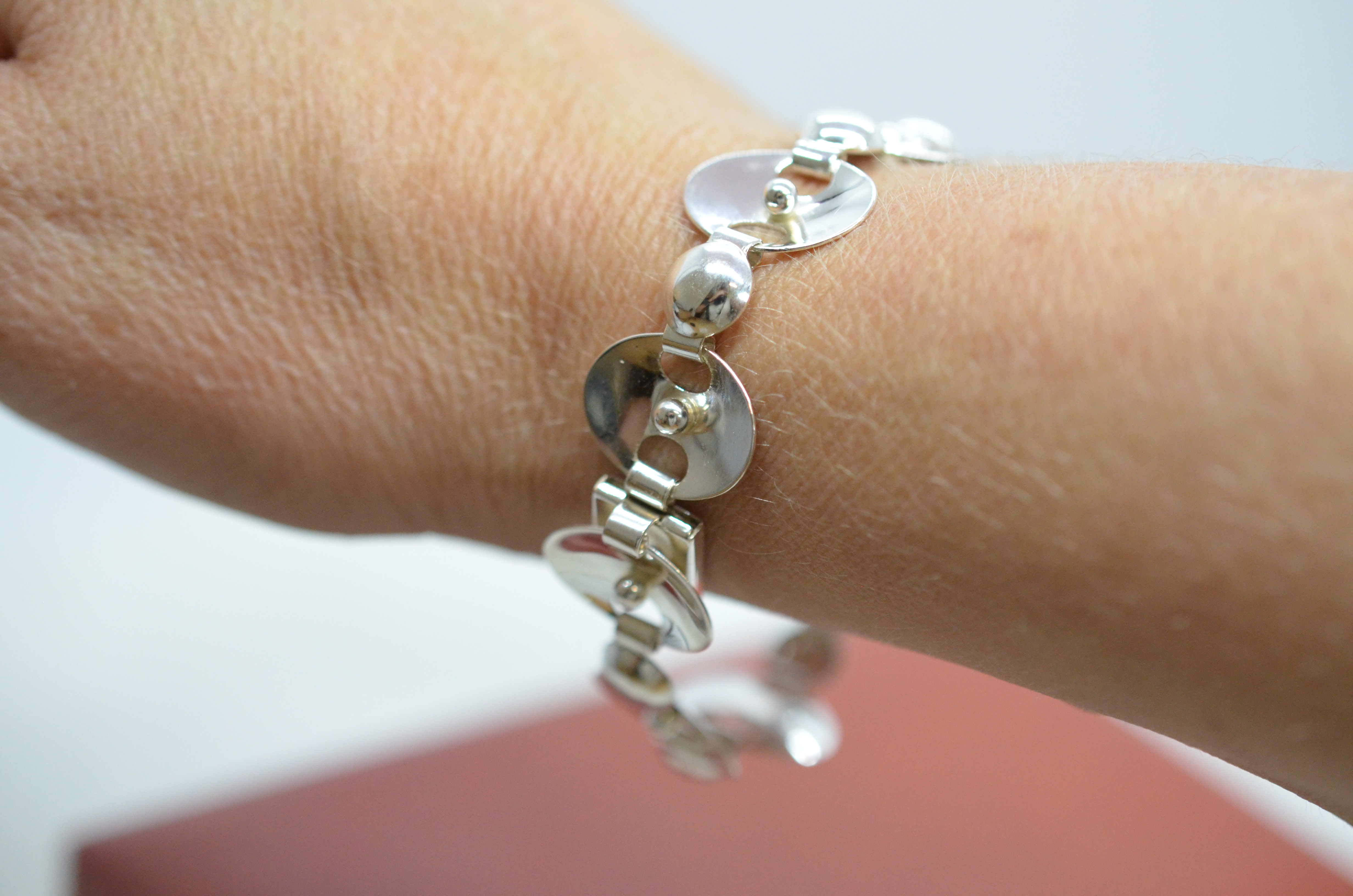 Second Hand silverarmband - 5