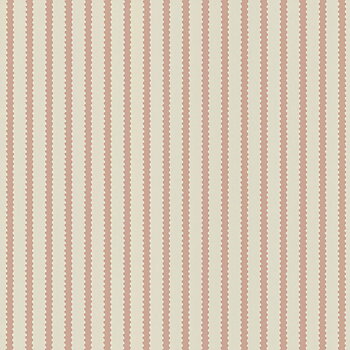TAPET STICHTED STRIPE, Burnt Rose