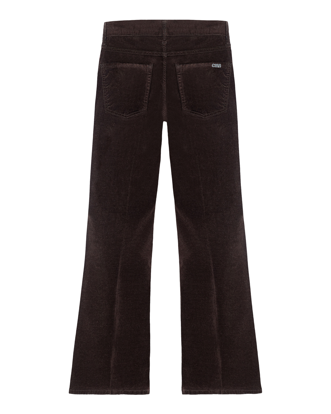 Sammetsbyxa Paris flared choco spill brun - 7