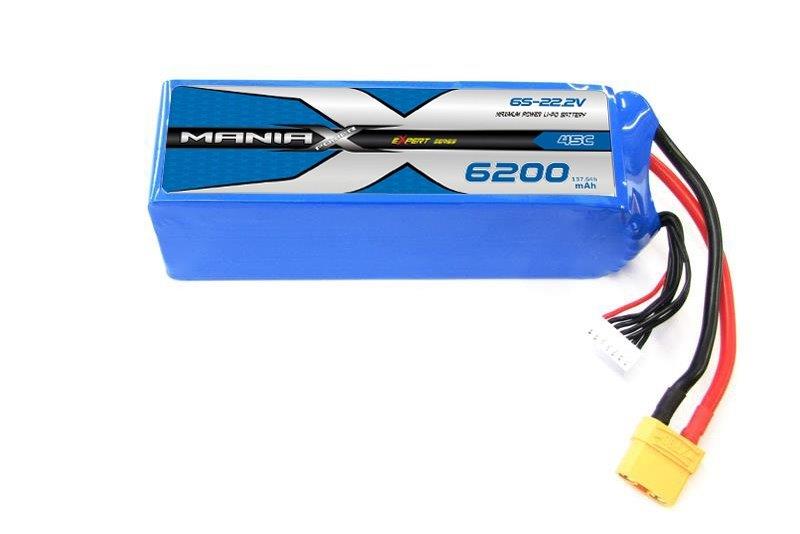 ManiaX Lipol 22.2V 6200mAh 45C