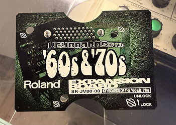 Roland SR-JV80-08 60s & 70s Keyboards Exp. Board, beg 