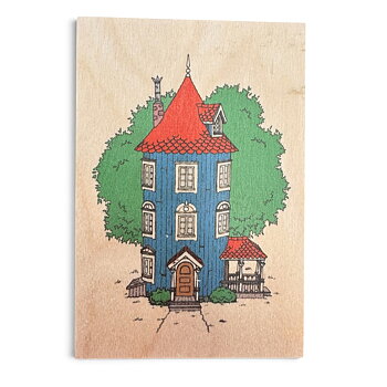 Mumin Träkort - Muminhuset