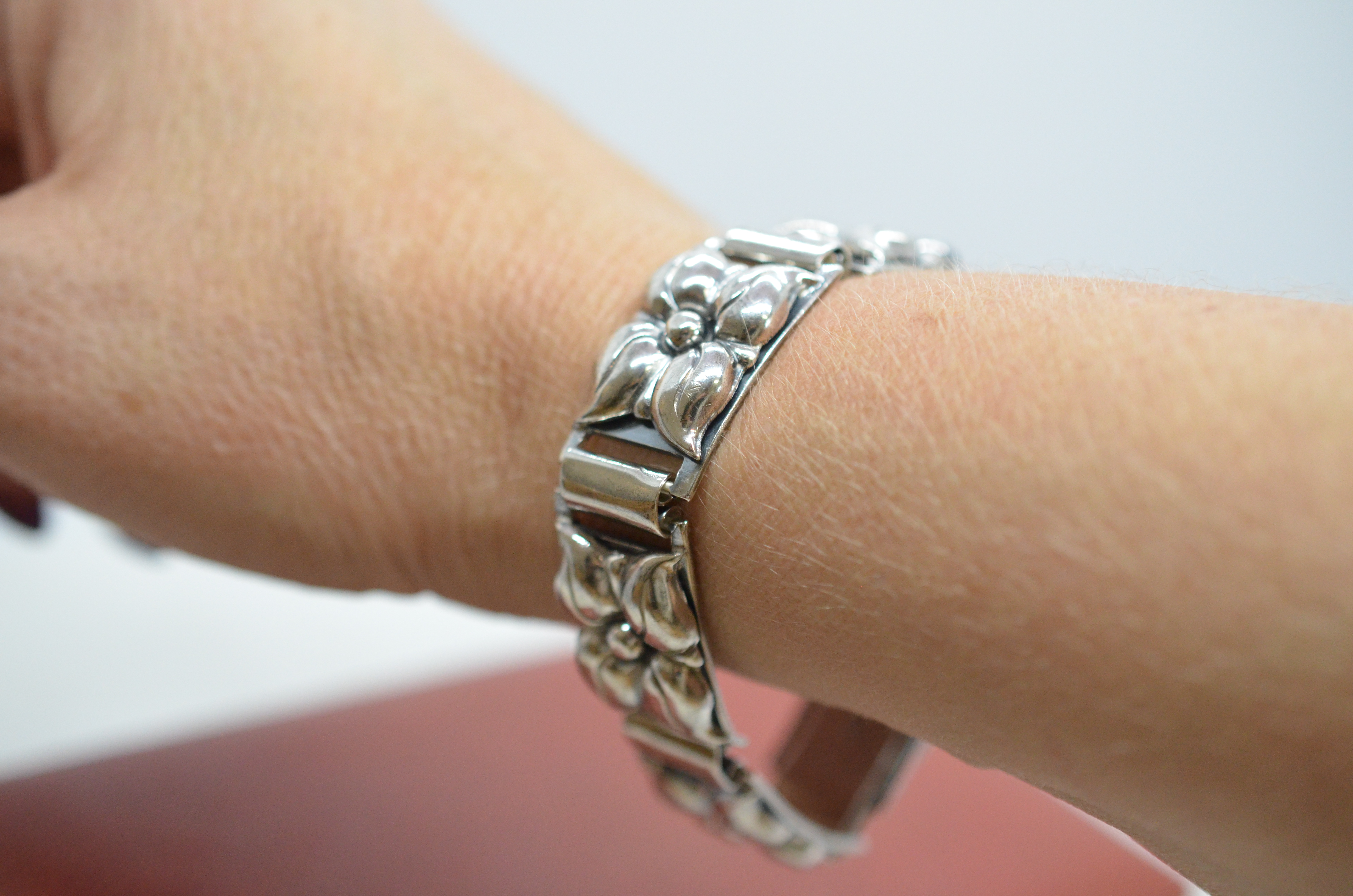 Vintage silverarmband - 4