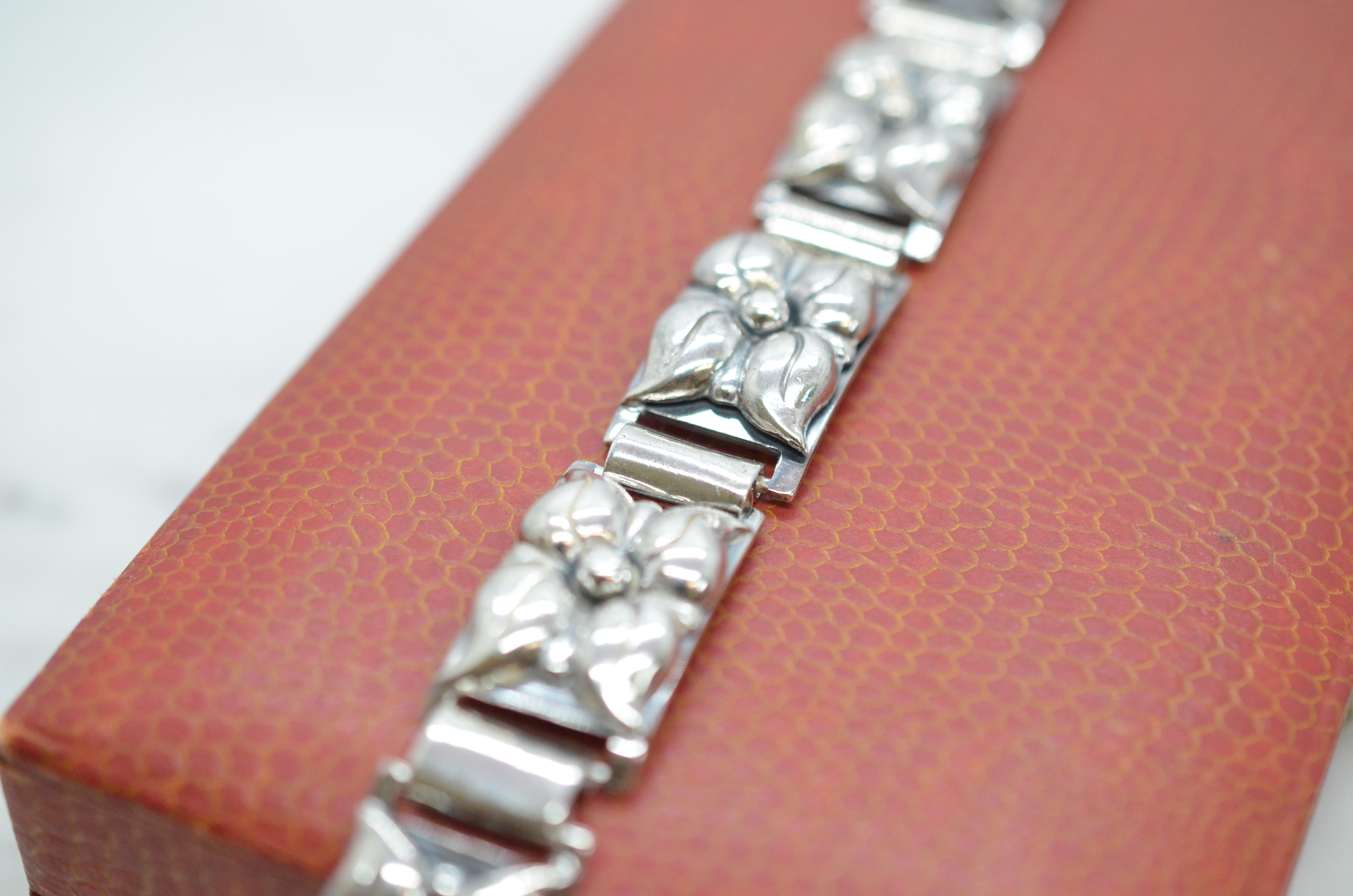 Vintage silverarmband