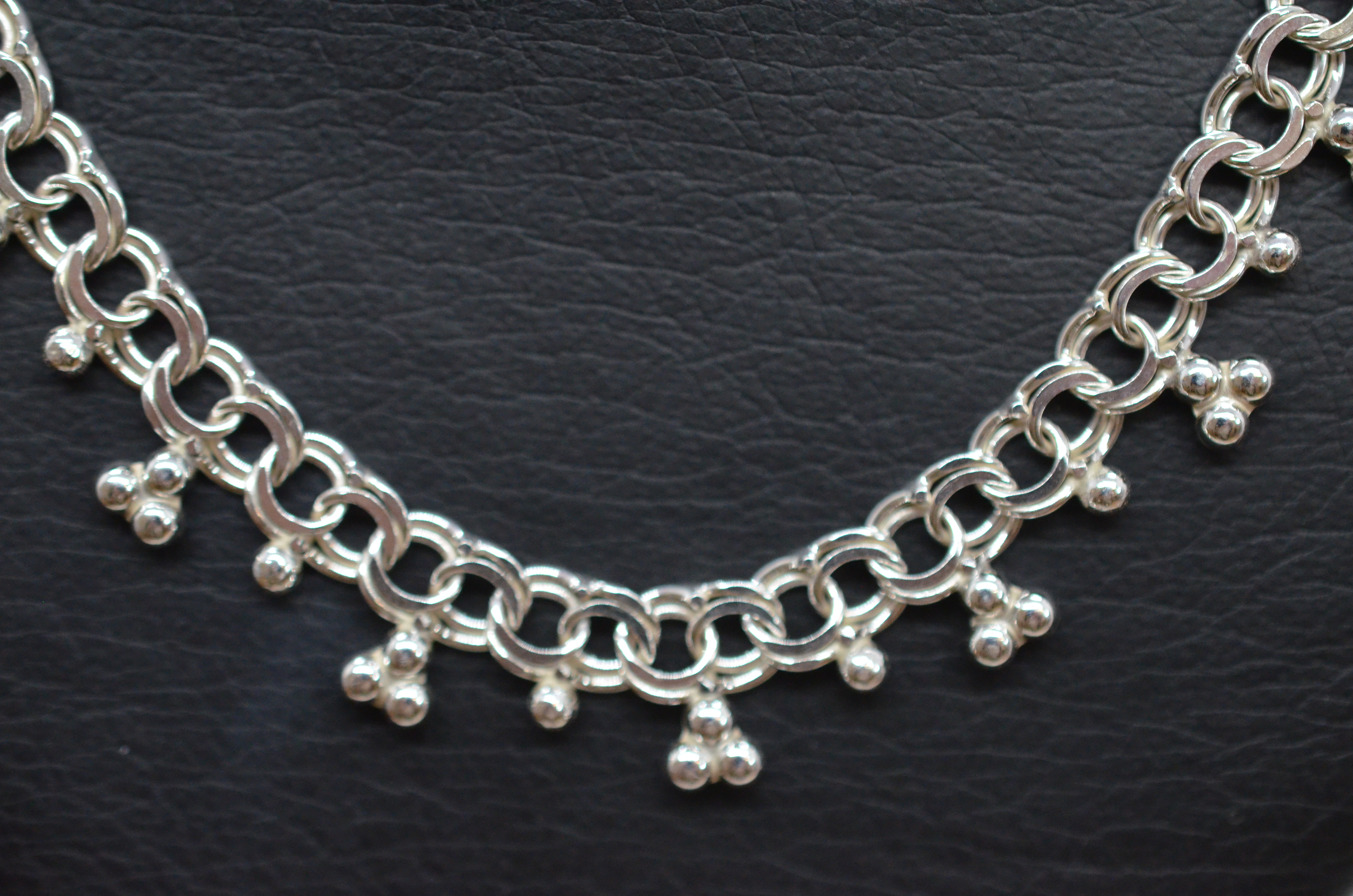 Vintage silverhalsband - 3