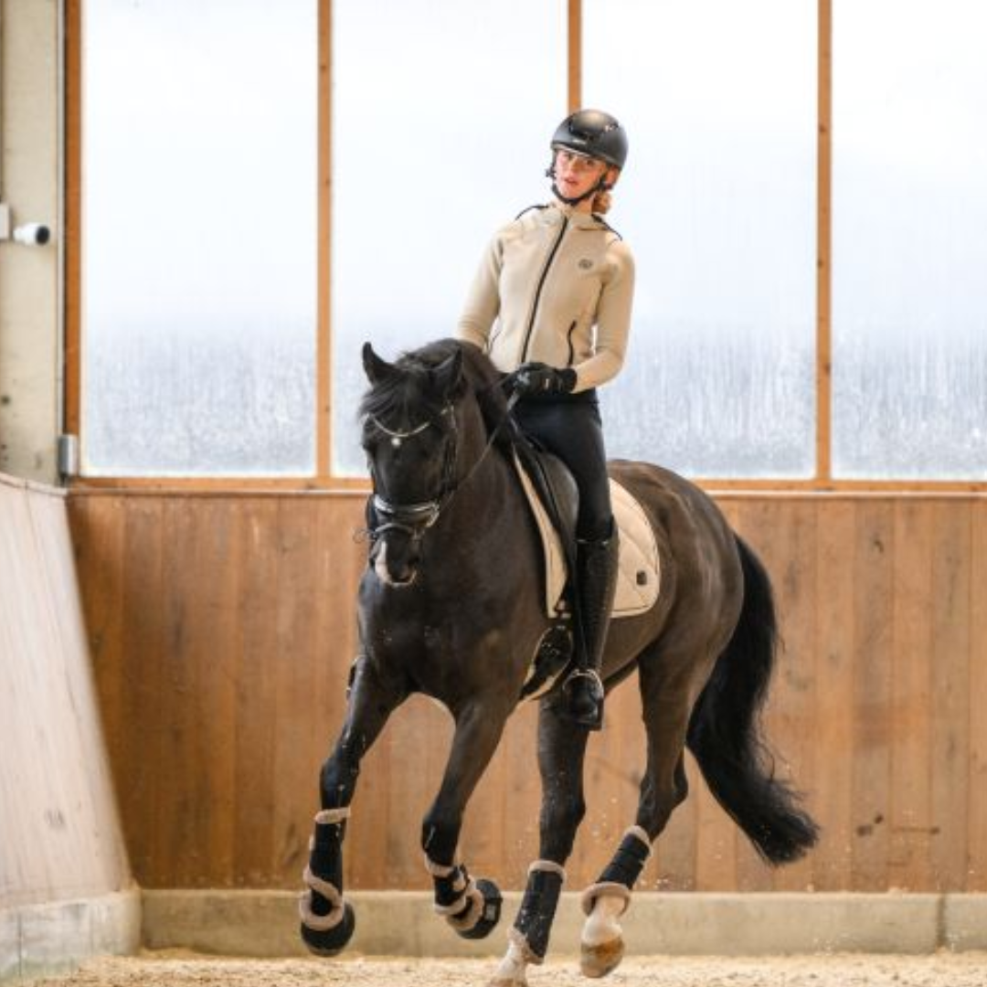 CAVALLO SWEATER JACKET CAVALDELMI - SAND STONE (LIGHT BEIGE) - 3