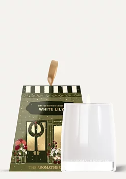The Aroma Therapy Limited Edition White Lily Candle 80 gr