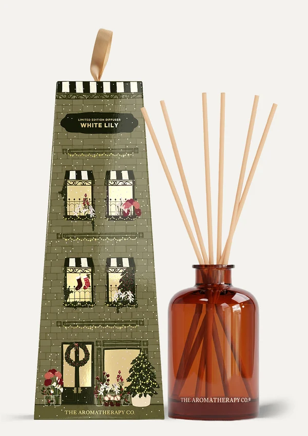 The Aroma Therapy Limited Edition White Lily Diffuser 100ml