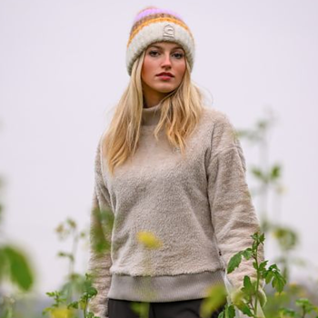 CAVALLO KNITTED HAT CAVALDUNI - SAND STONE MIX