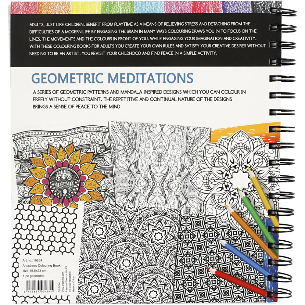 Målarbok för vuxna, Geometric meditations - 2