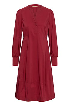CUantoinett Rib Dress Rio Red