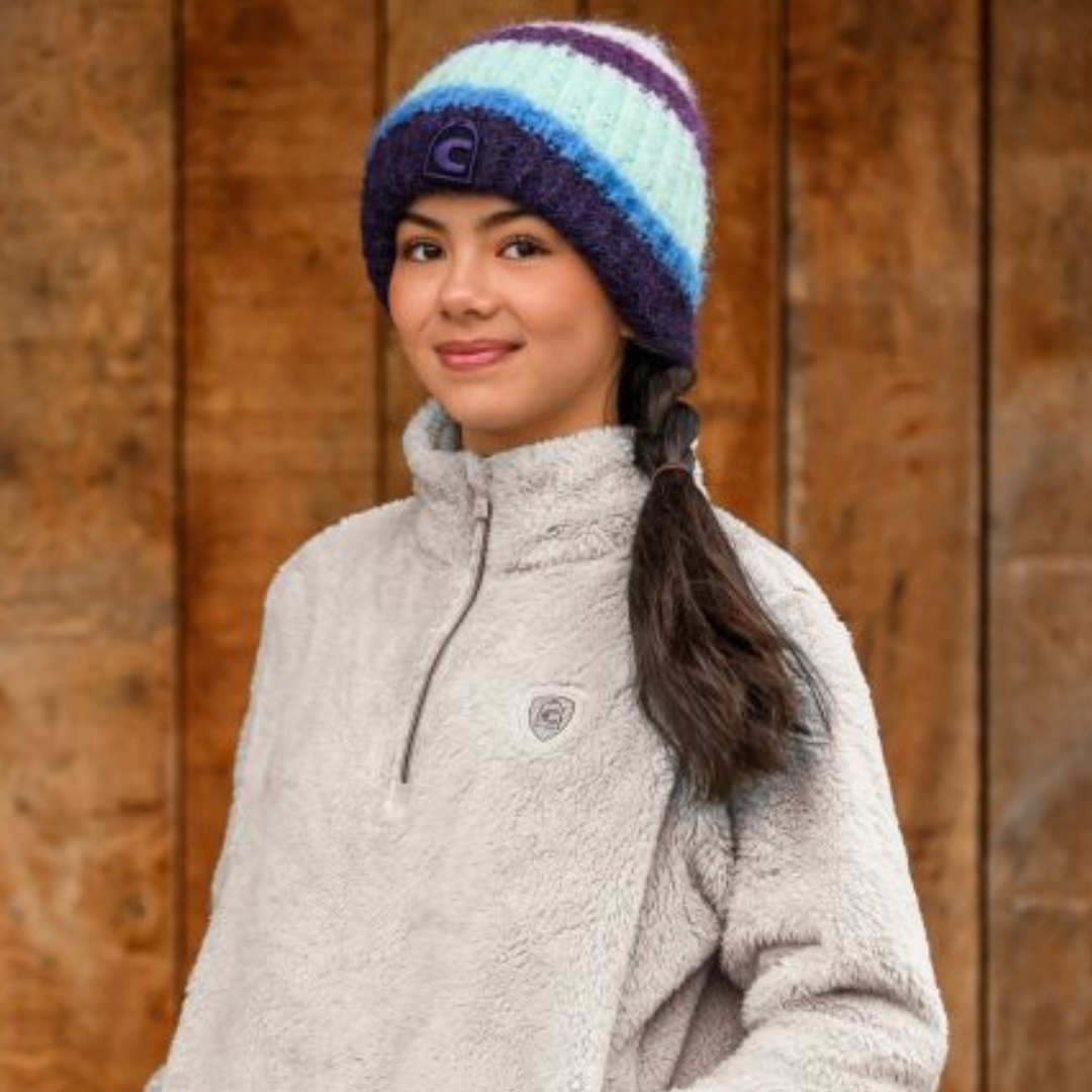 CAVALLO KNITTED HAT CAVALDUNI - DUSTY PLUM MIX - 3