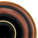 Carl-Harry Stålhane (Viking 1968) Coffee Cup Saucer with Tenmoku Glaze 13 cm  [Sample Images]  [Free Shipping]