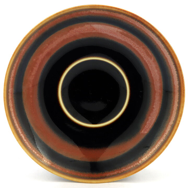 カールハリー・スタルハーネ  Vikingシリーズ  天目釉のコーヒーカップソーサー  13cm  1968年  [サンプル画像]  [送料無料]