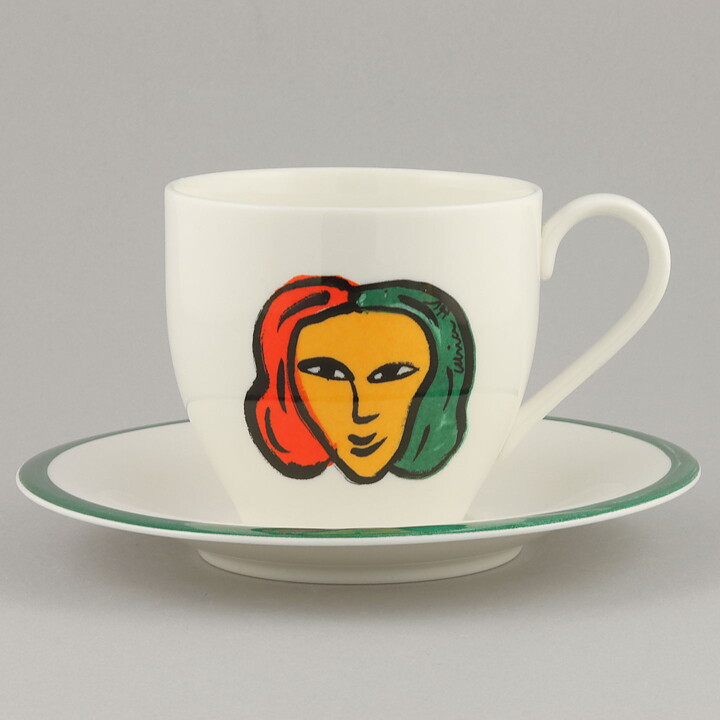 ウルリカ・ヒードマン・ヴァリーン  Peopleシリーズ  ティーカップ  頭部の装飾  12cm  1992年  [サンプル画像]