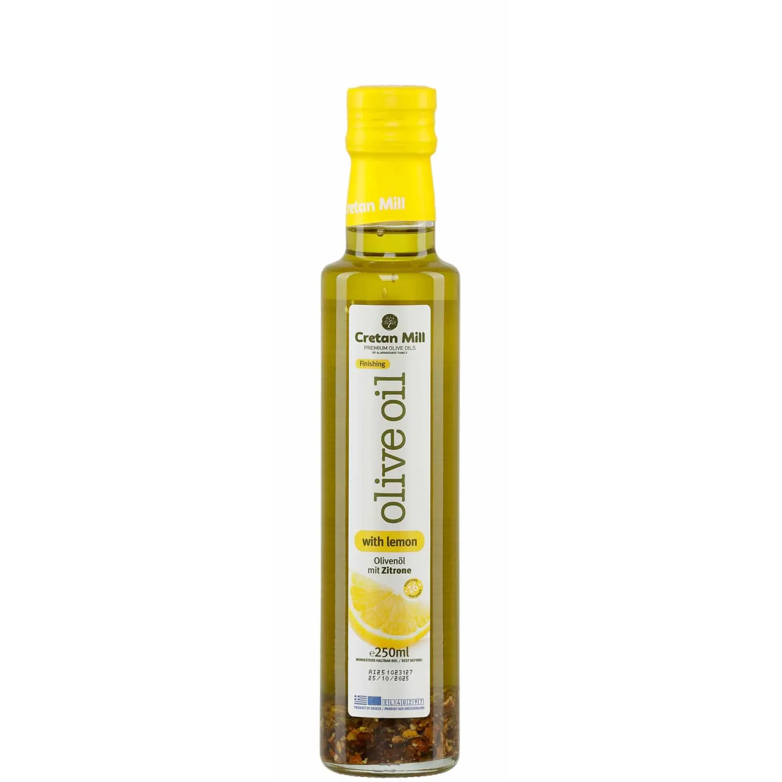 Grekisk Olivolja med Citron 0,25 L Cretan Olive Mill