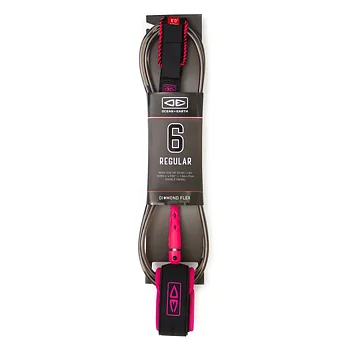 Ocean & Earth Diamond Flex Regular Leash 6" Pink