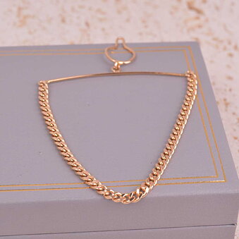 Slipshållare Pansarkedja, 18k guld, Vintage