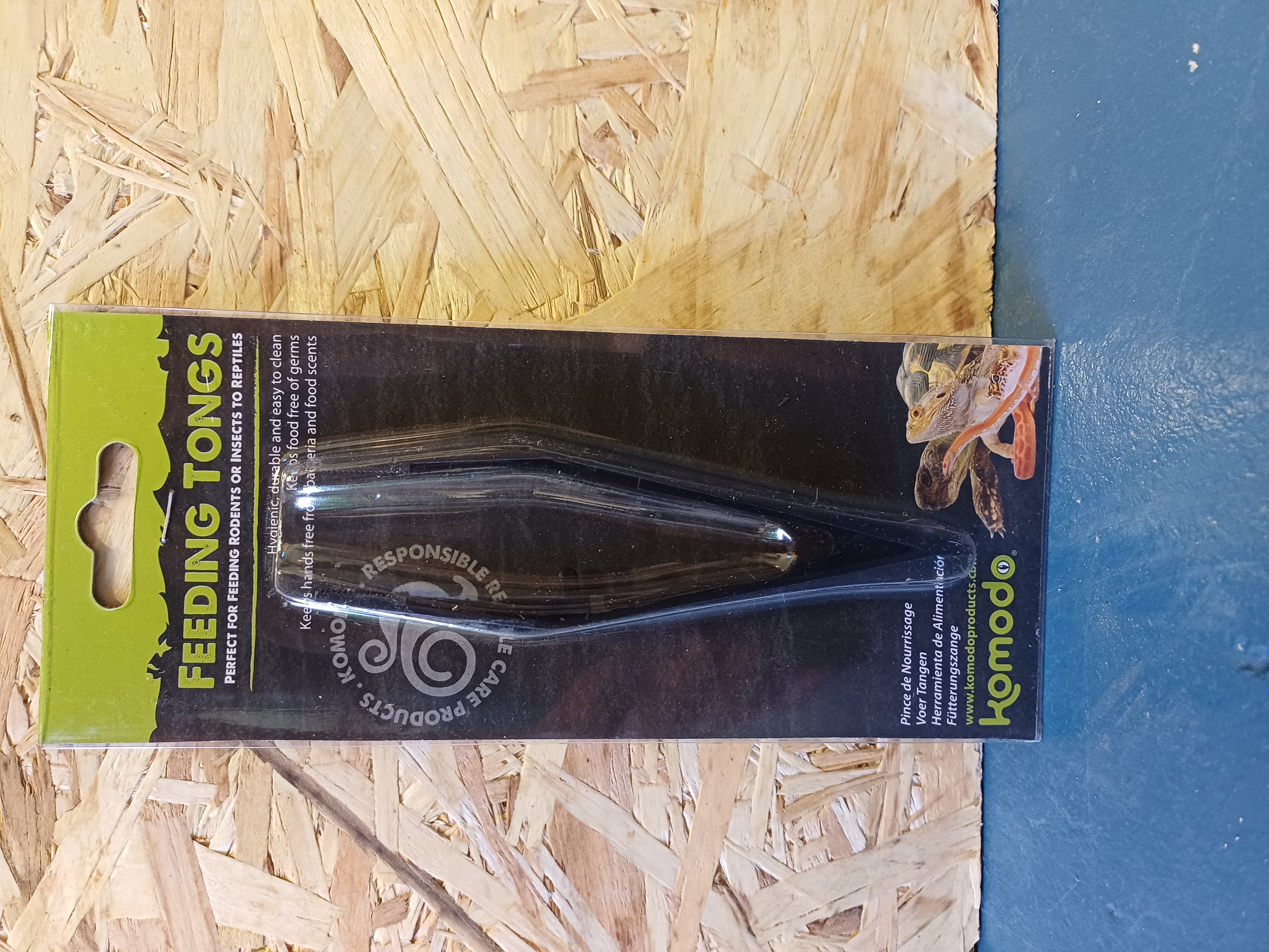 Fodertång plast 13 cm Komodo