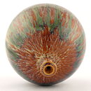 Gunnar Andersson (1990) Unique Swelling Vase with Green/Brown Glaze 18 cm