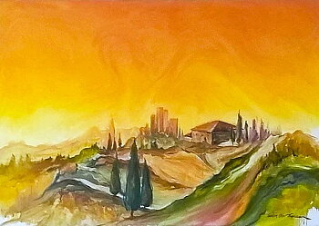 Toscana i Rødt