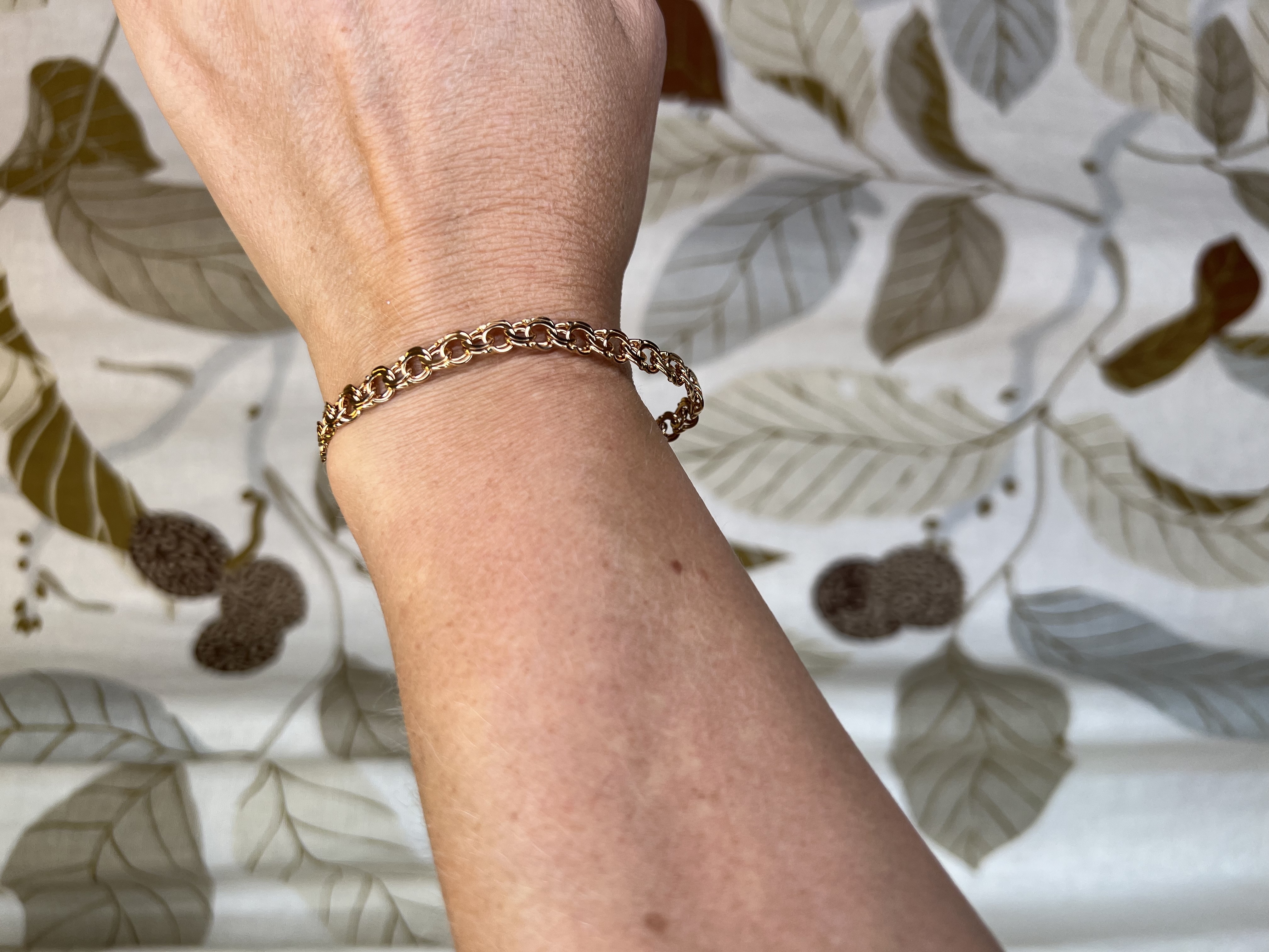 Bismarckarmband, nyskick, 18cm, 6,2 mm bredd,Vintage - 2