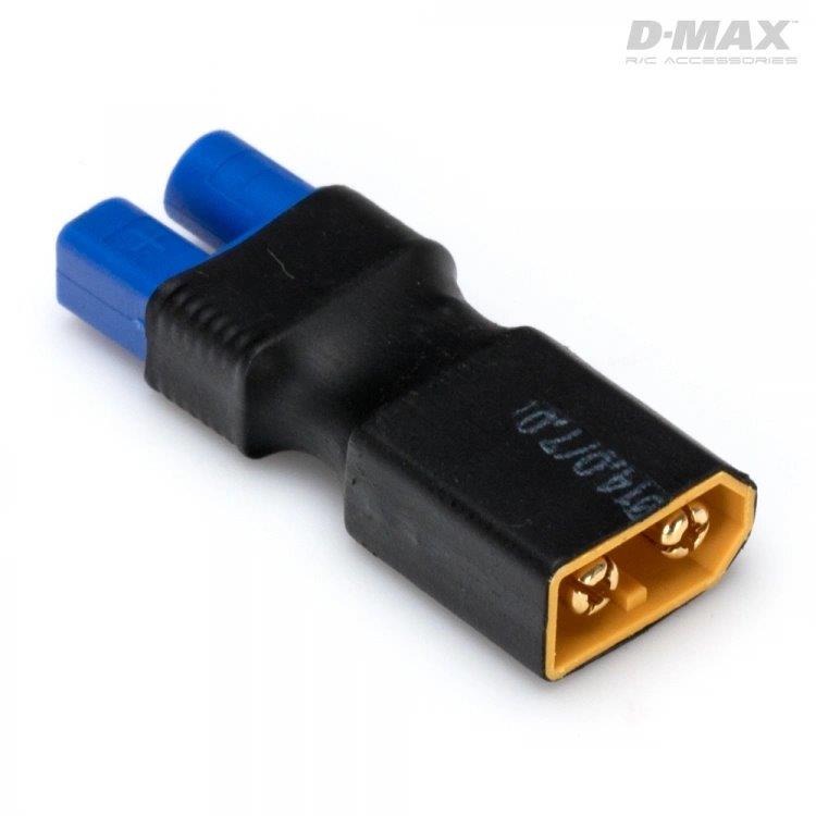 D-Max Kontakt Adapter XT60 (hane) - EC3 (hona) - 4